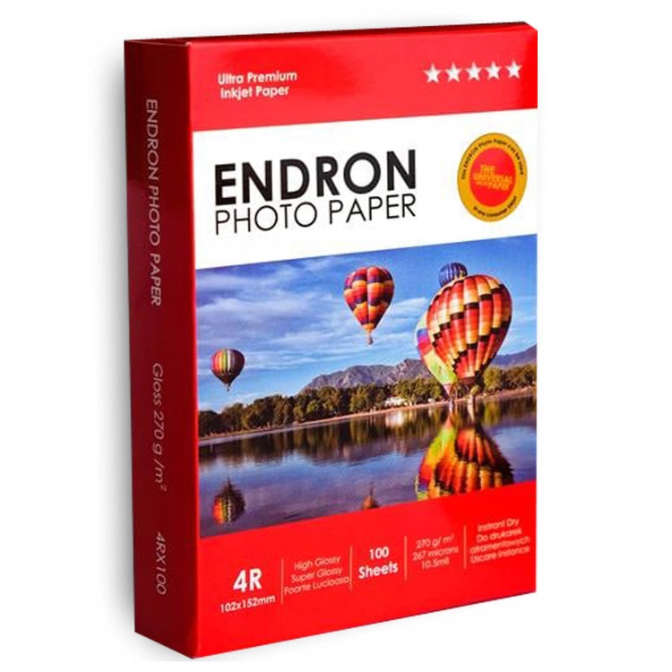 270 GR PREMİUM GLOOSY FOTOĞRAF KAĞIDI ENDRON