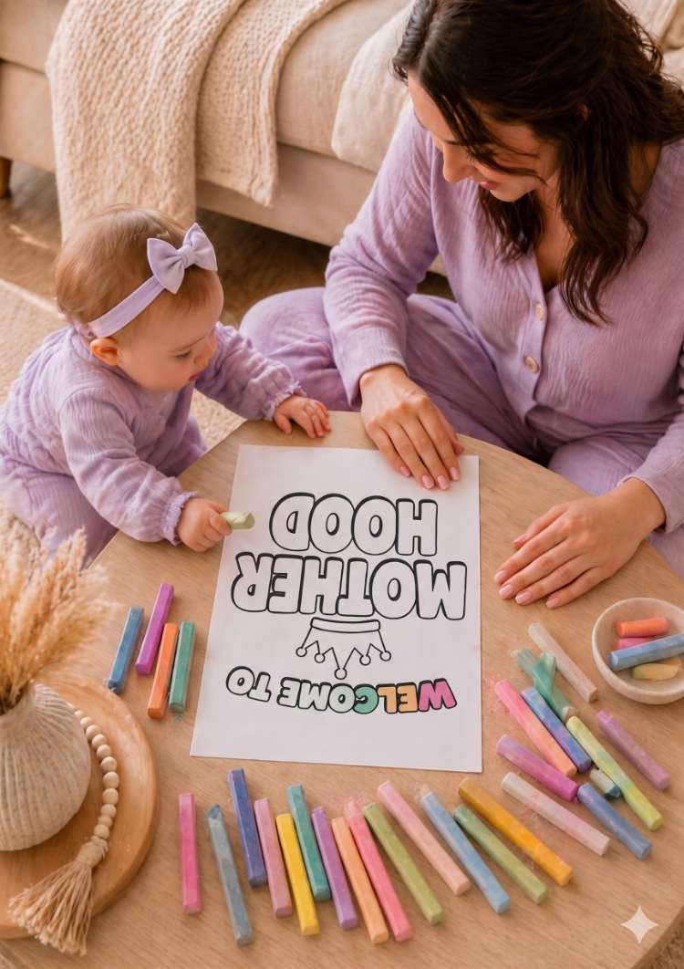 Anneler Günü Minimalist Boyama Kitabı (Mother’s Day Coloring Book)