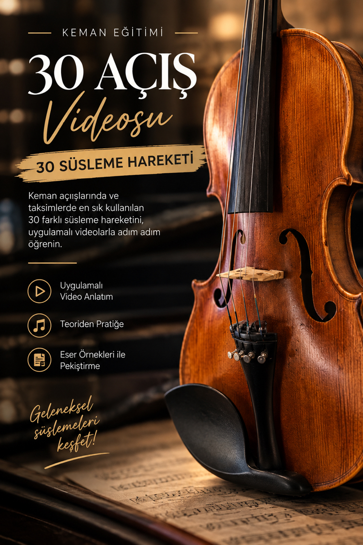 30 Açış Süsleme Eğitimi !