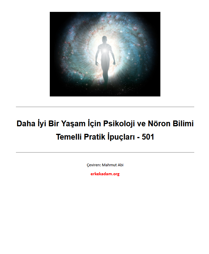  Daha İyi Bir Yaşam İçin Pratik İpuçları - 501
