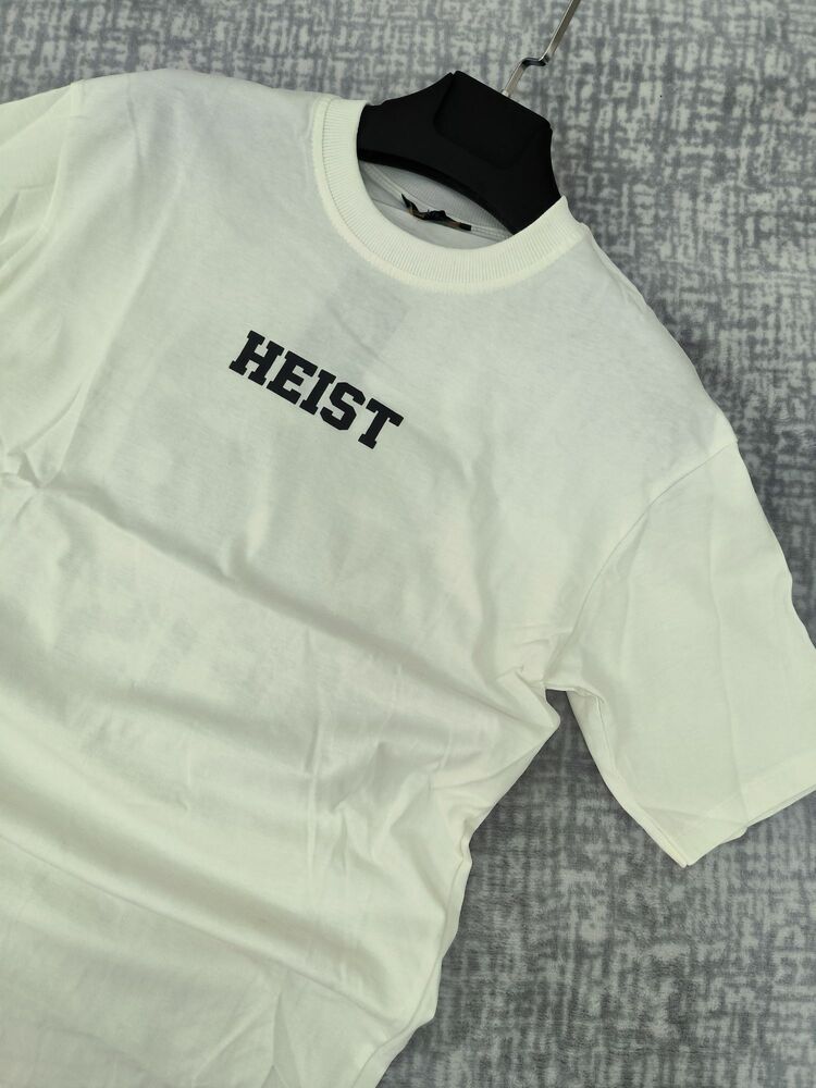 heist ön arka baskılı oversize model 