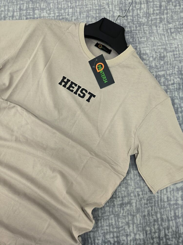 heist ön arka baskılı oversize model