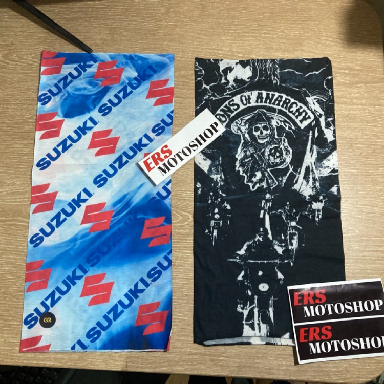 Desenli Esnek Bandana Boyunluk Buff