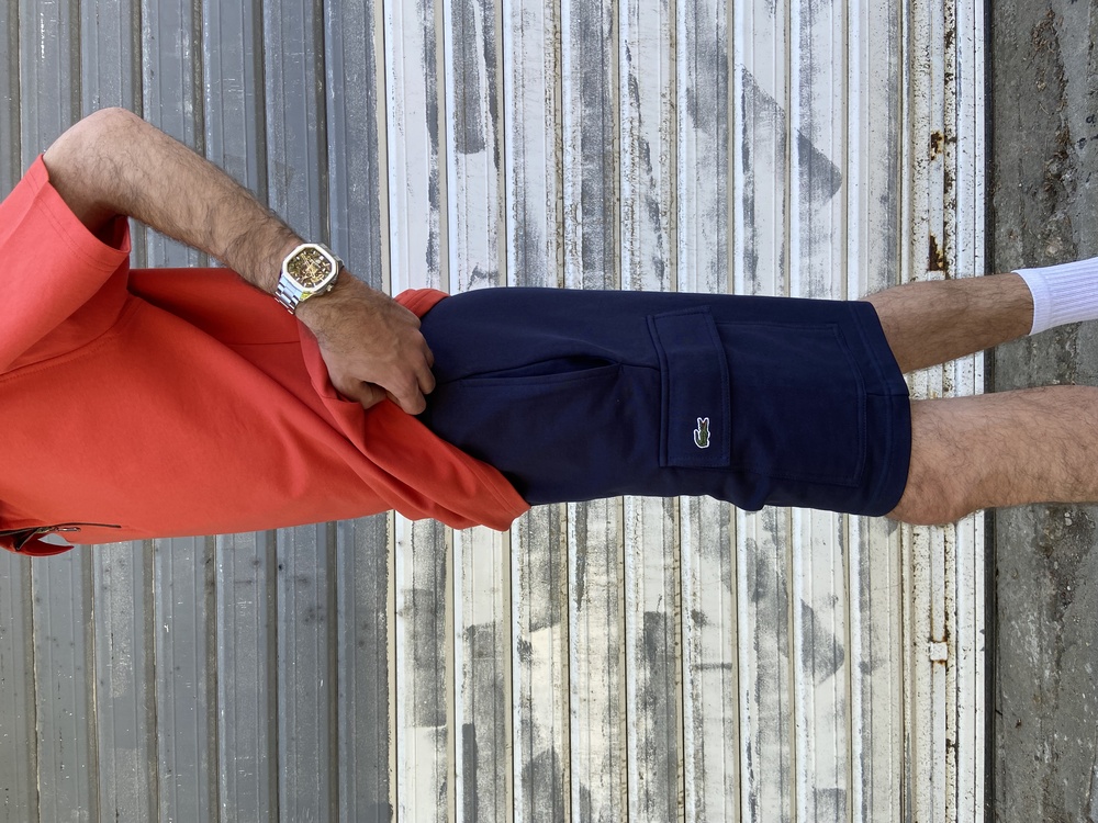 Lacoste Lacivert Kargo Cepli Erkek Şort