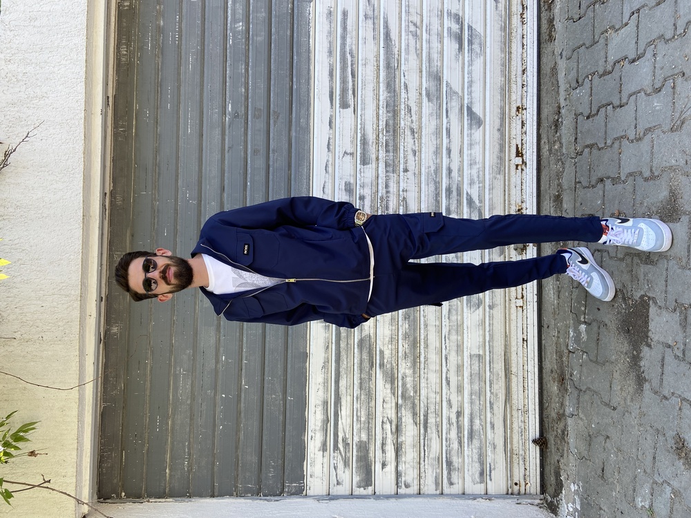 Hugo Boss Lacivert Cordoba Kumaş Takım