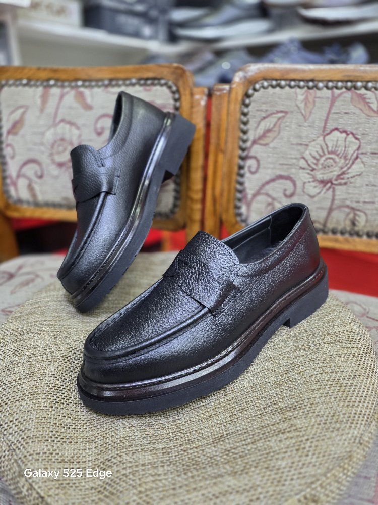 HAKİKİ DERİ LOAFER EVA TABAN