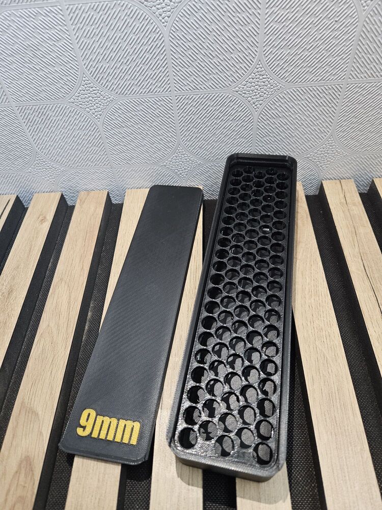 100 Lü 9 mm Plastik Mermi Saklama Kutusu