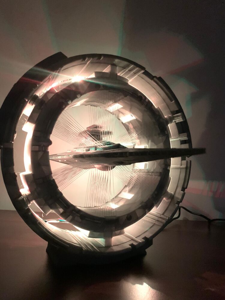 Star Destroyer Modeli Rgb Işıklandırma