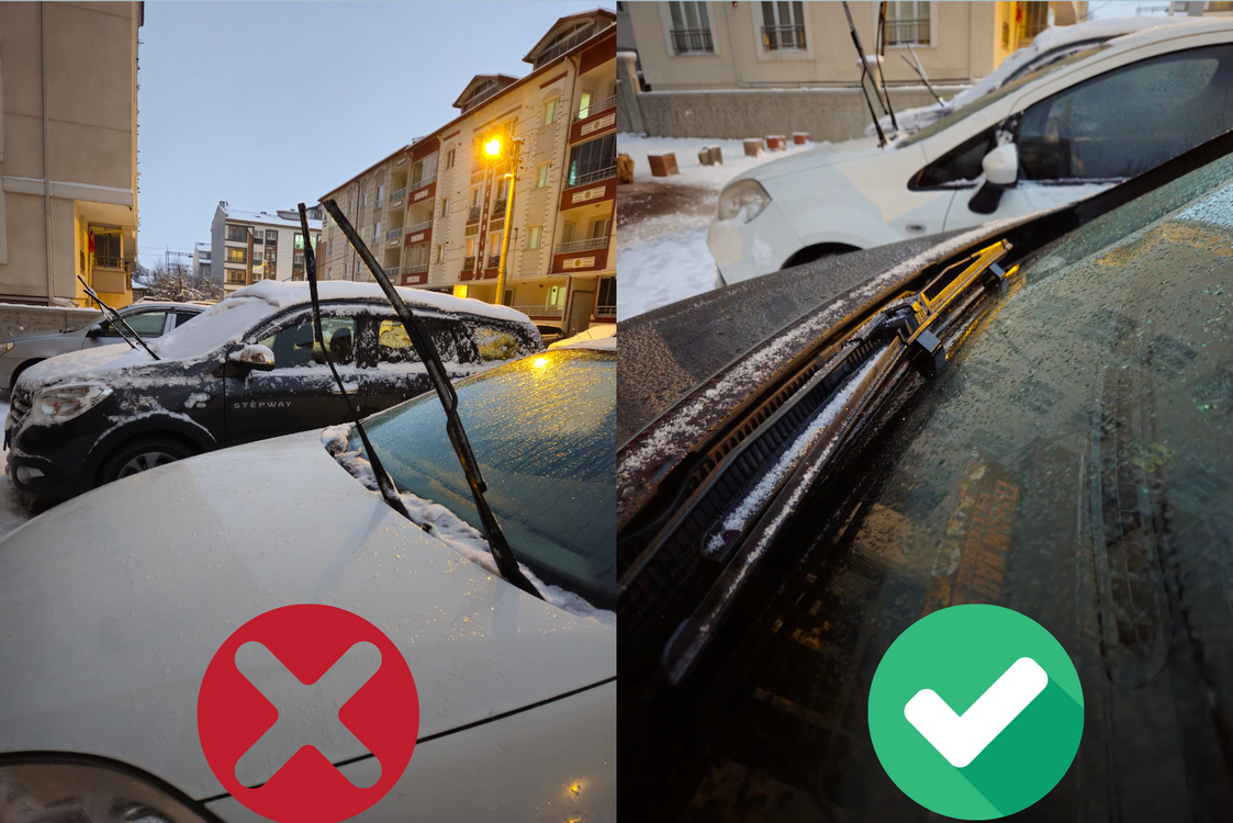 Araç Silecek Donma Yapışma Önleyici Aparat (2 Adet)