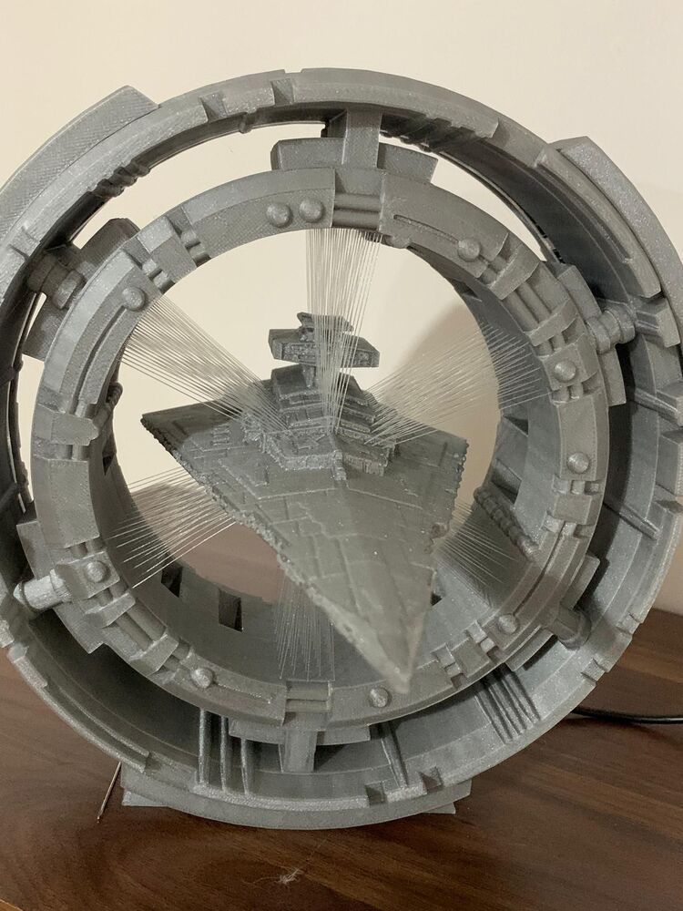 Star Destroyer Modeli Rgb Işıklandırma