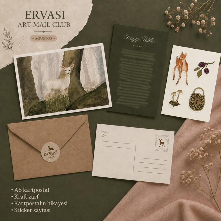 Art mail club: Agustos postası