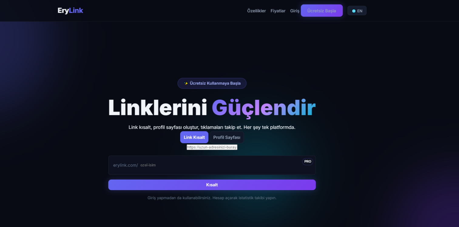 EryLink Pro - 1 Aylık Üyelik