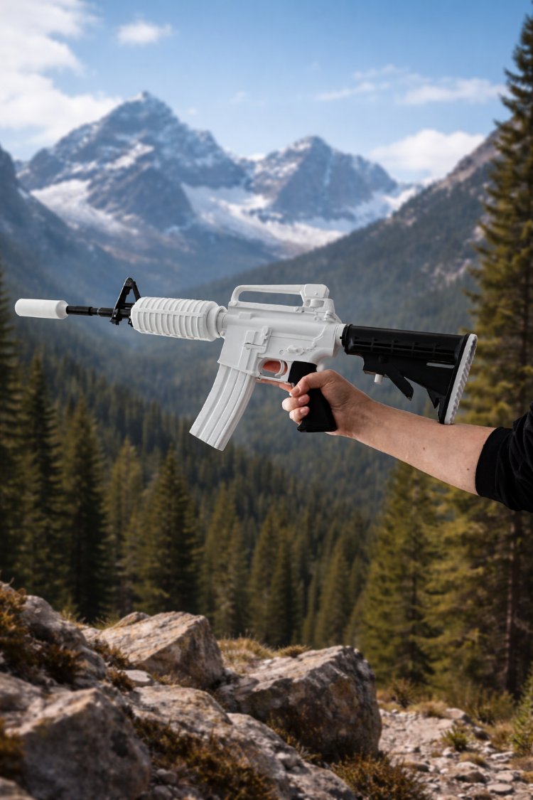 Dekoratif M4A1-S Modeli – 120 cm Gerçek Boyut | Oyuncu Odası Aksesuar