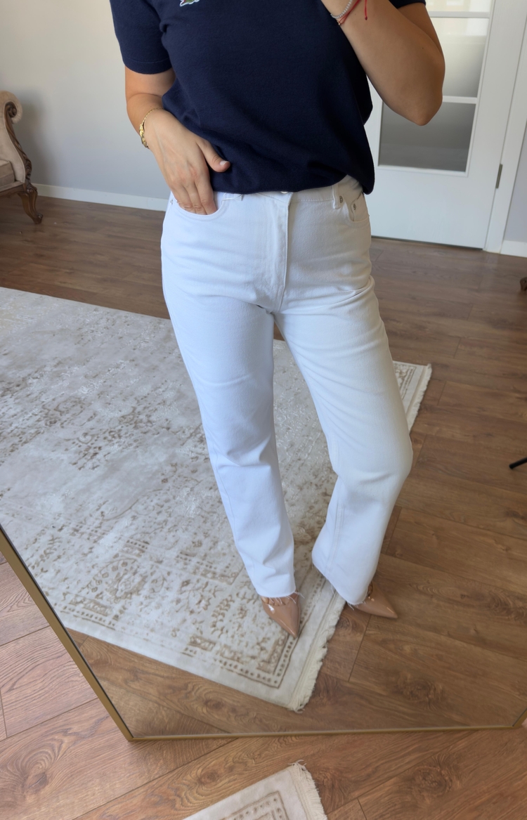 Beyaz jean