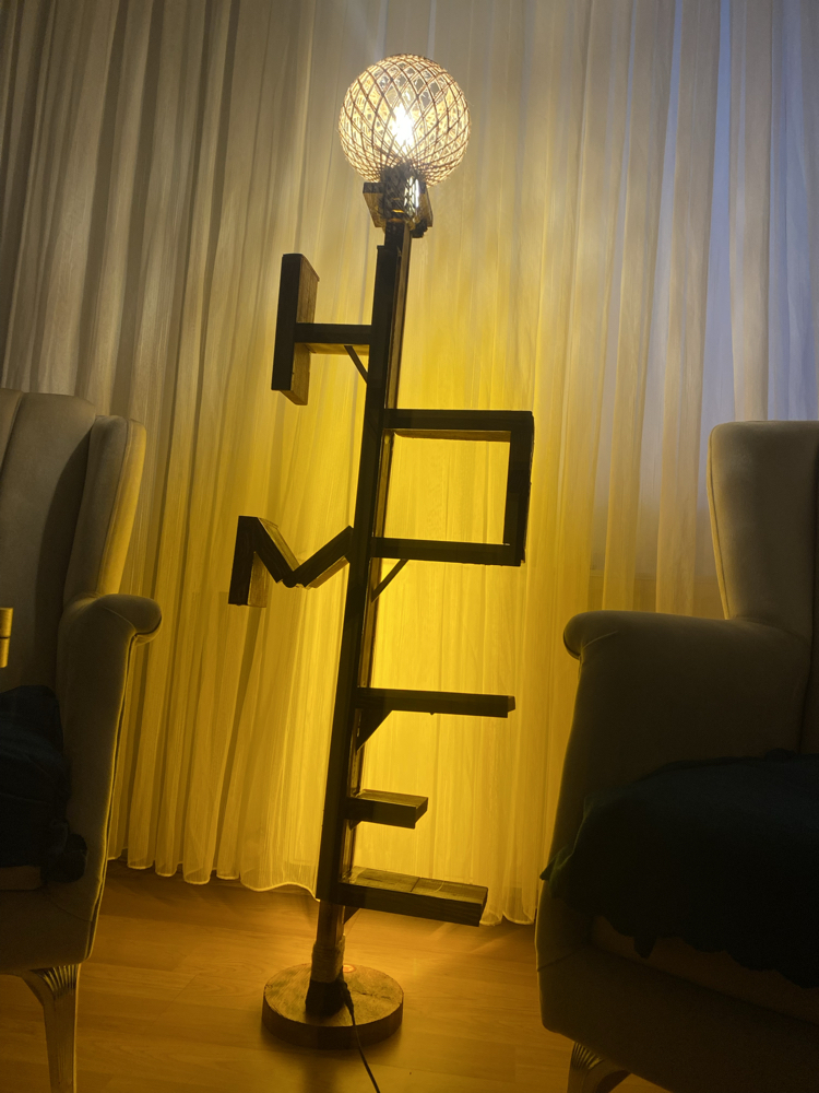 HOME Led Lambader Kitaplık