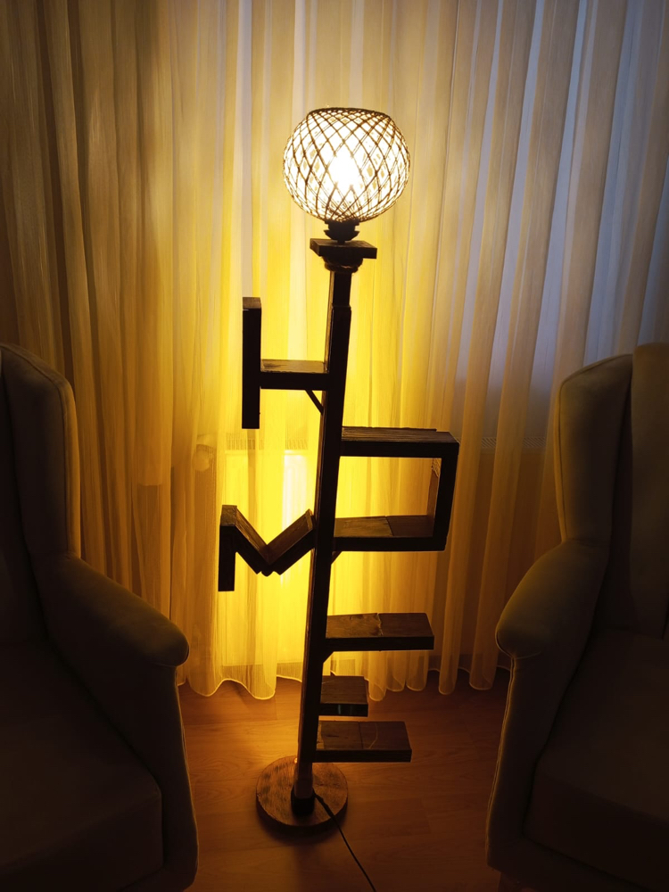 HOME Led Lambader Kitaplık