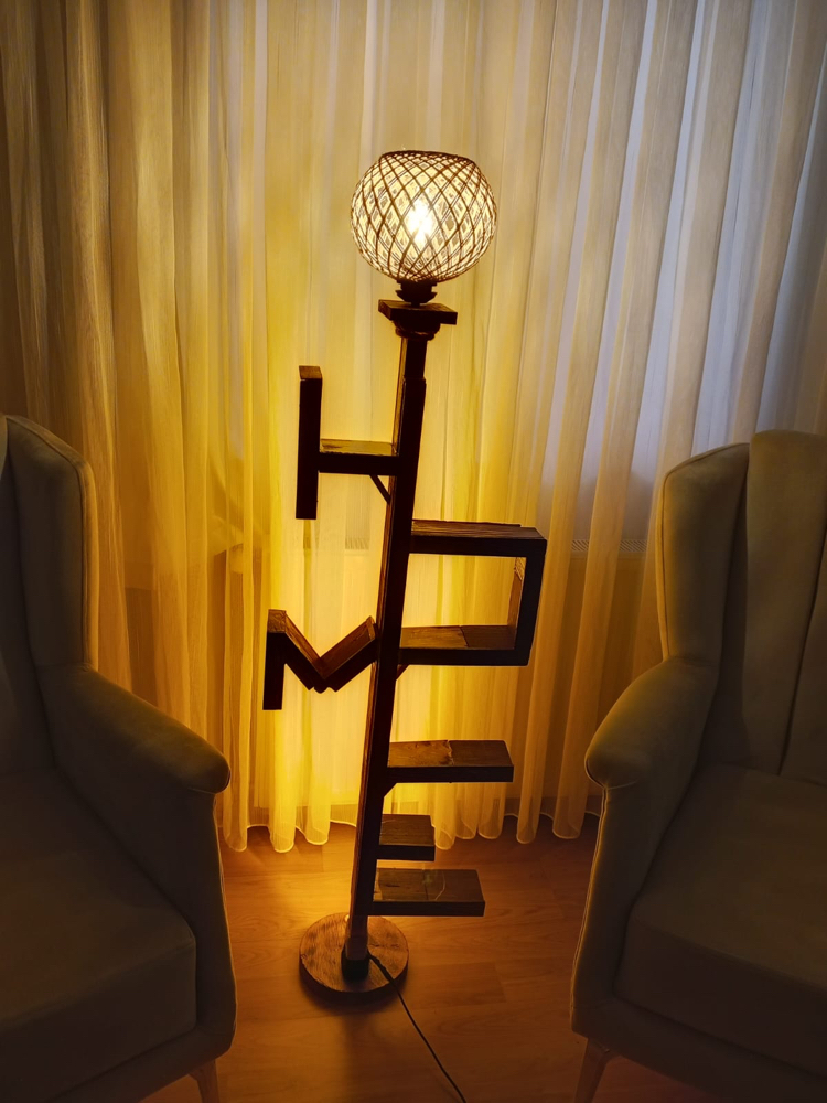 HOME Led Lambader Kitaplık