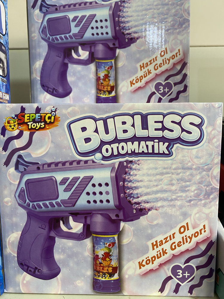 Bubless otomatik köpük tabancası (mavi renk)