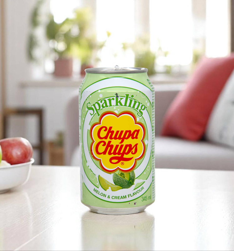Chupa chups melon&cream flavour (345ml)