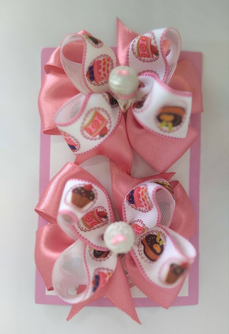 3d Cupcake İkili Pens Toka Seti