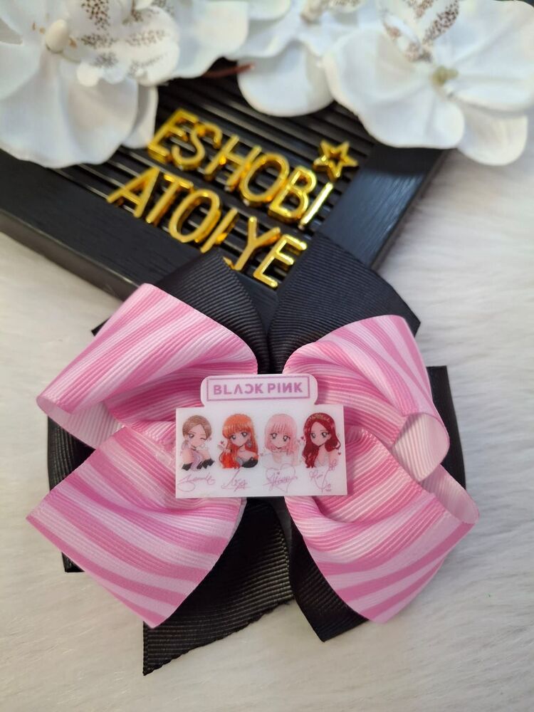 Blackpink Temalı El Yapımı Fiyonk Pens Toka