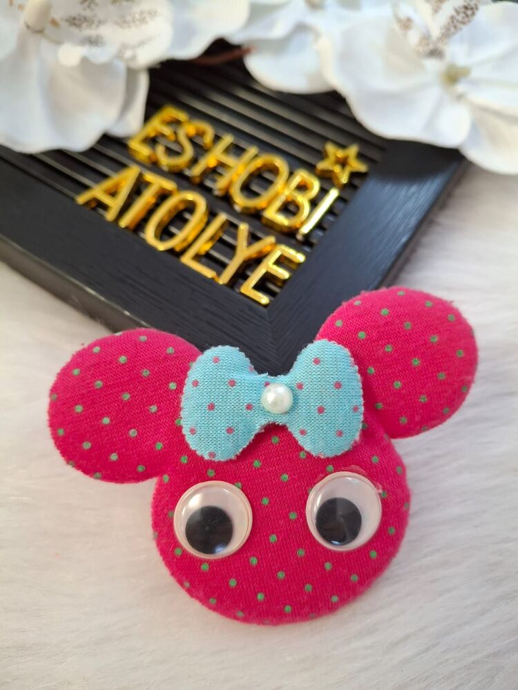 Minnie Mouse Saçsız Bebek Tokası