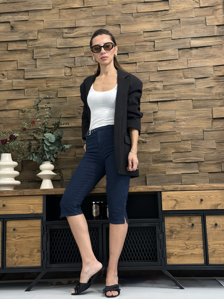 Denim Capri 
