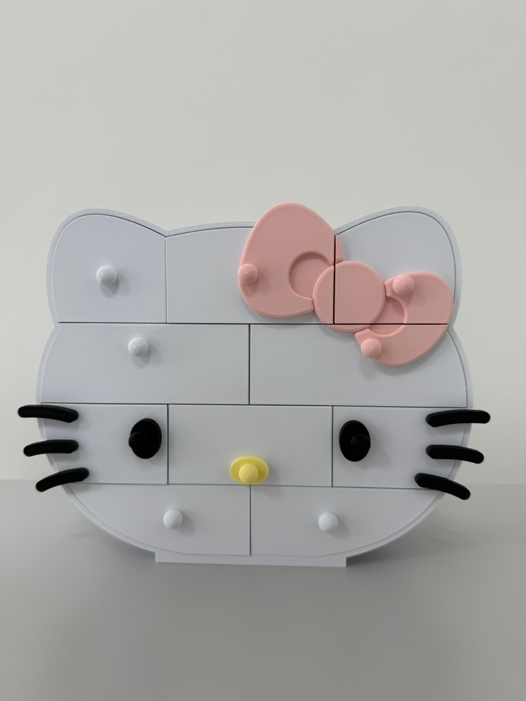 Hello Kitty Çekmeceli Takı Kutusu - Masa Üstü Organizer