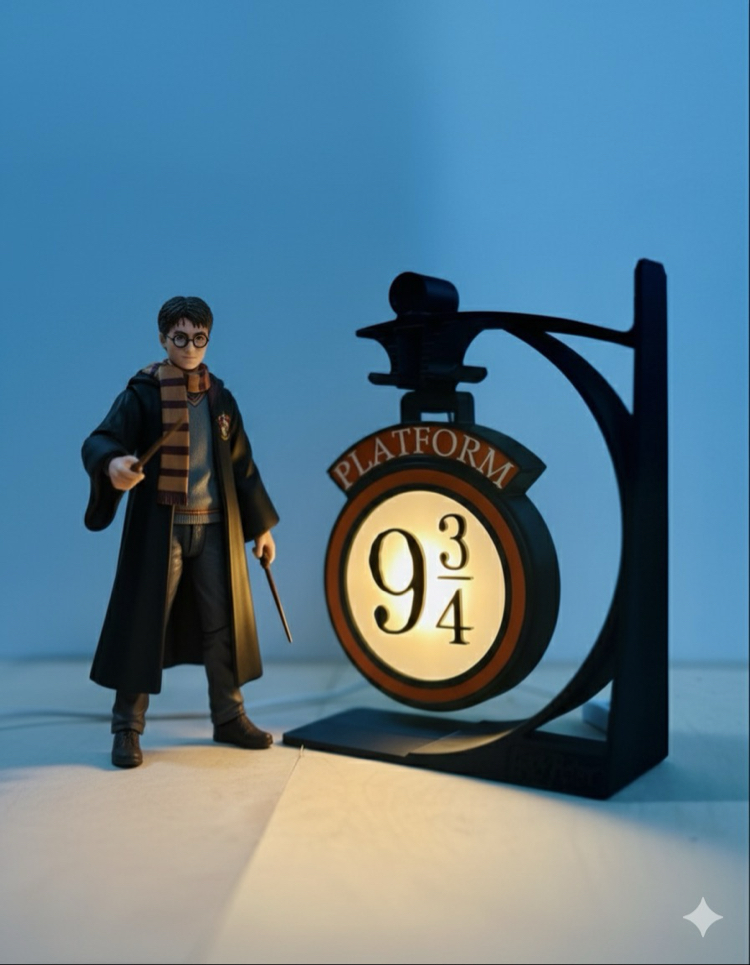 Harry Potter Platform Masaüstü Aç Kapa Anahtarlı USB'li Lamba