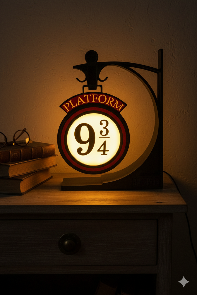Harry Potter Platform Masaüstü Aç Kapa Anahtarlı USB'li Lamba