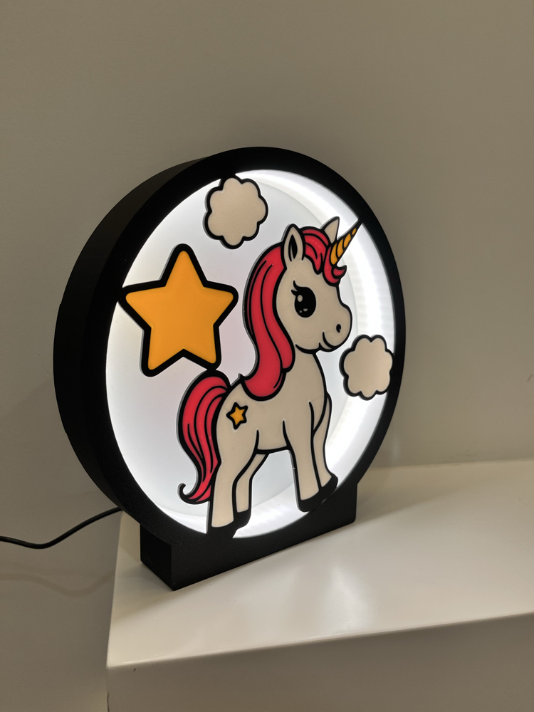 Duygusal ve Masalsı Unicorn Gece Lambası