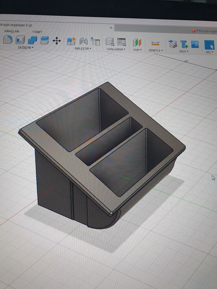 PSA açılı organizer+tel tutucu V3
