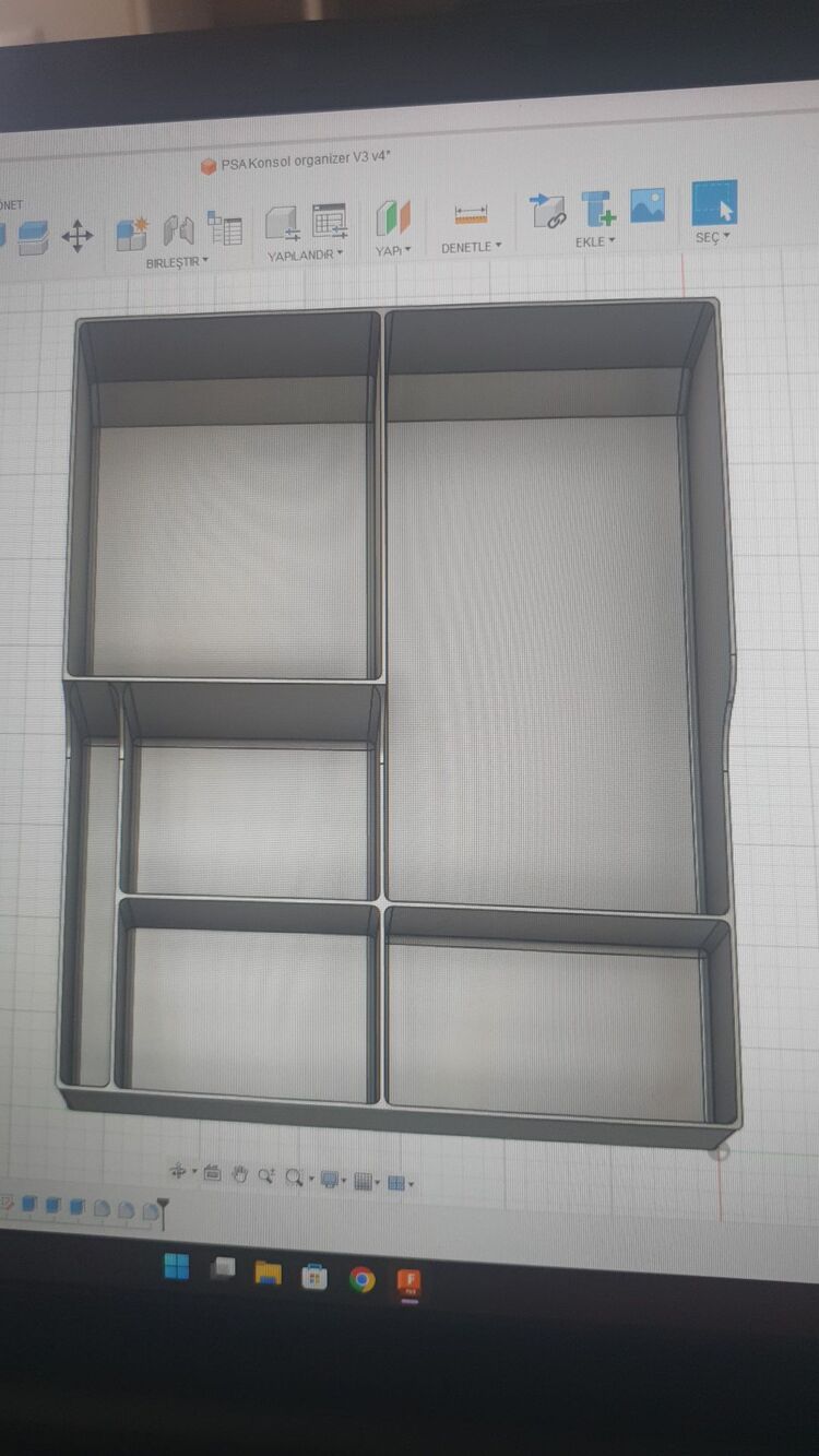 PSA orta konsol içi organizer V4
