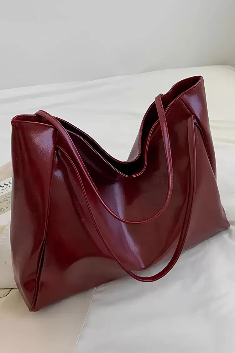 Loona Soft Model Bordo Kadın Omuz ve Kol Çantası