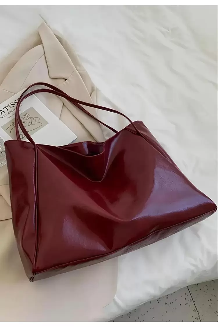 Loona Soft Model Bordo Kadın Omuz ve Kol Çantası