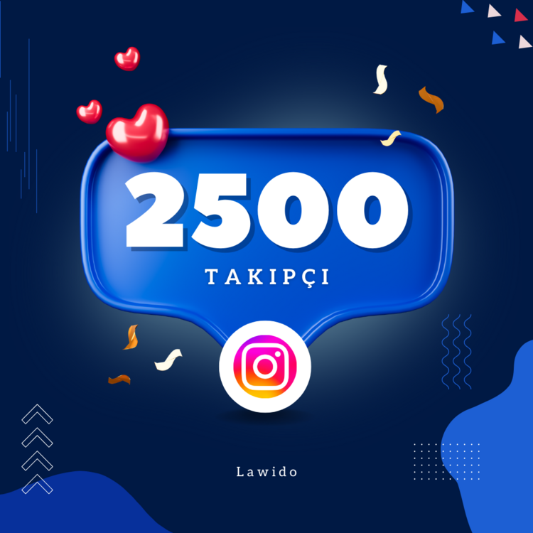 İnstagram 2500 Gerçek Takipçi