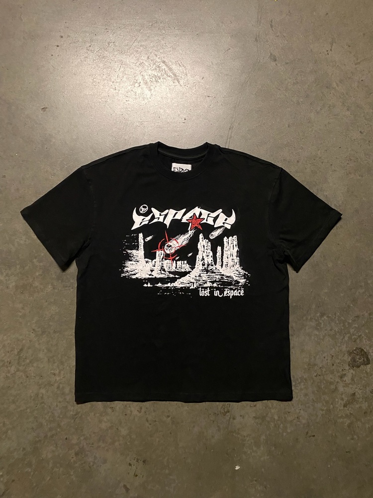 LOST IN SPACE BLACK TEE