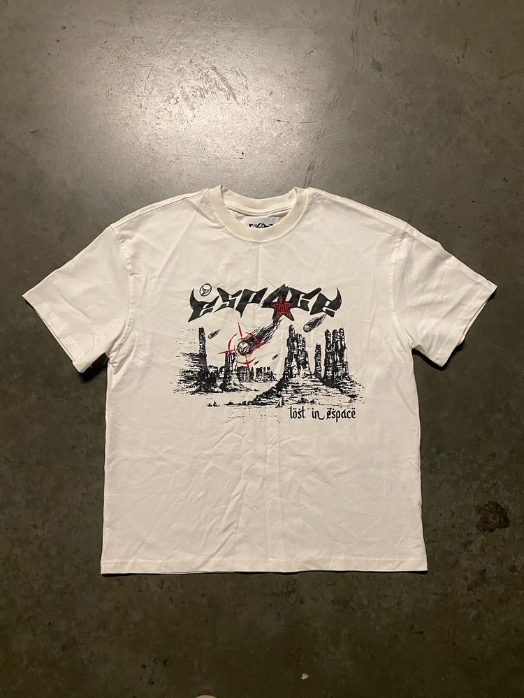 LOST IN SPACE WHITE TEE