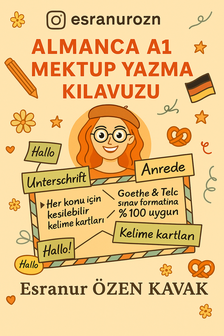 A1 ALMANCA YAZMA REHBERİ (Goethe&Telc Schreiben Kılavuzu)