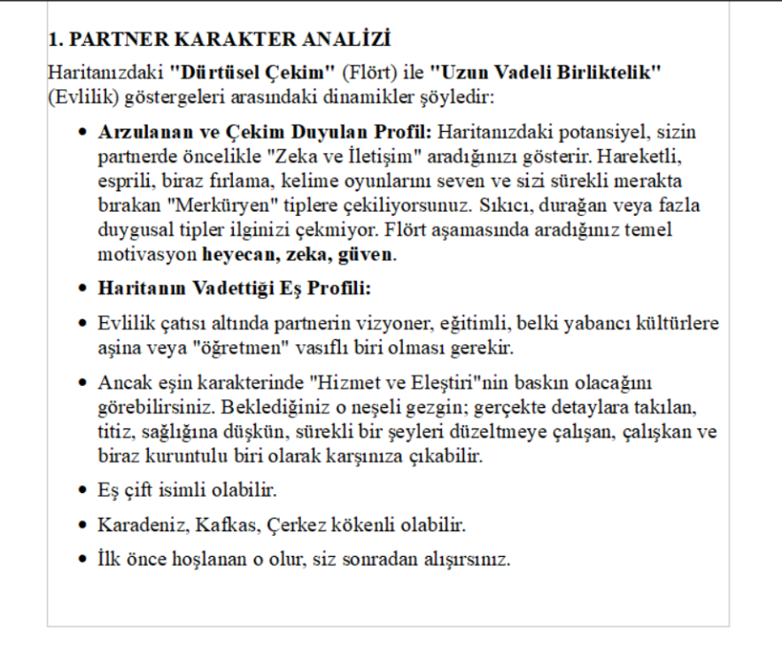 Potansiyel Eş ve Partner Analizi: Karakter, Meslek ve İlişki Dinamikleri