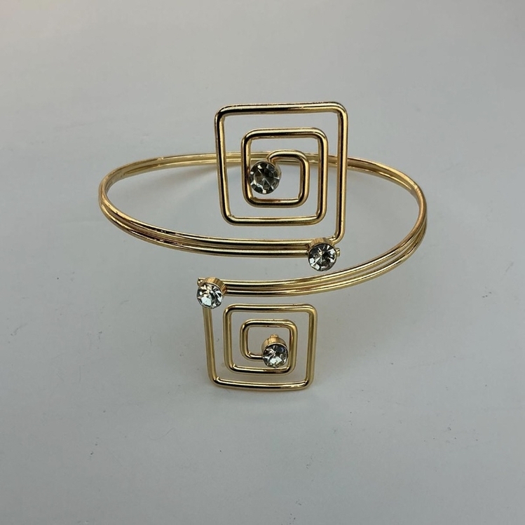 Gold Dörtgen Kol Aksesuarı 
