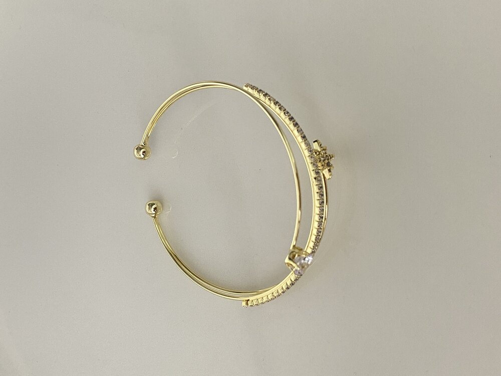 Gold Taşlı Kutup Yıldızı Bilezik
