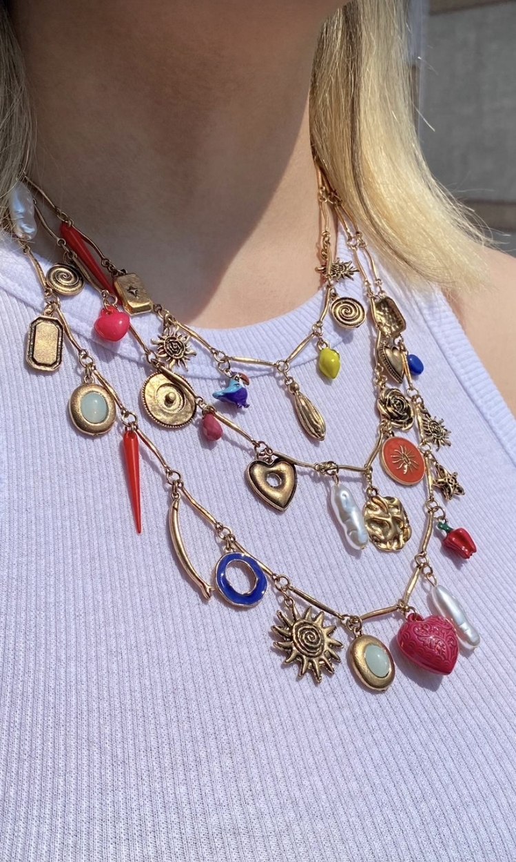 Zara Model 3’lü Set Gold Kolye