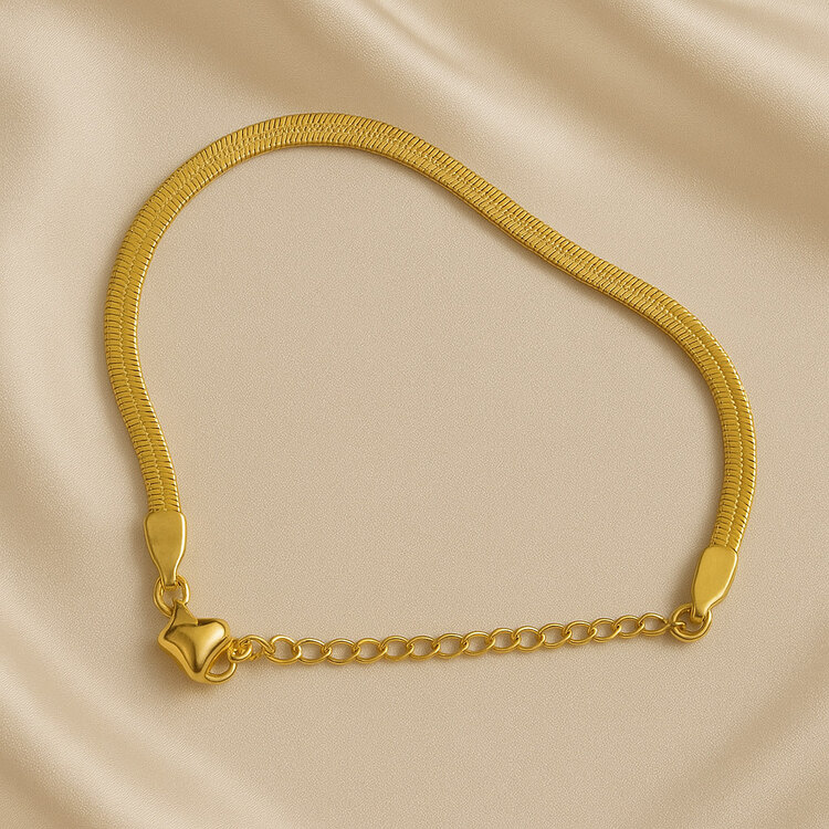 Hasır Gold Çelik Bileklik