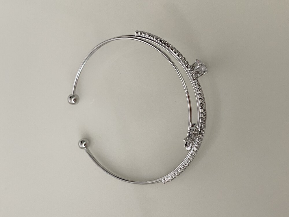 Silver Taşlı Kutup Yıldızı Bilezik