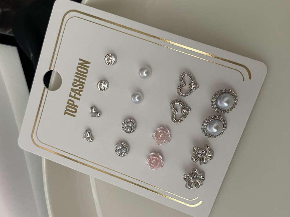8’li Set Silver Küpe