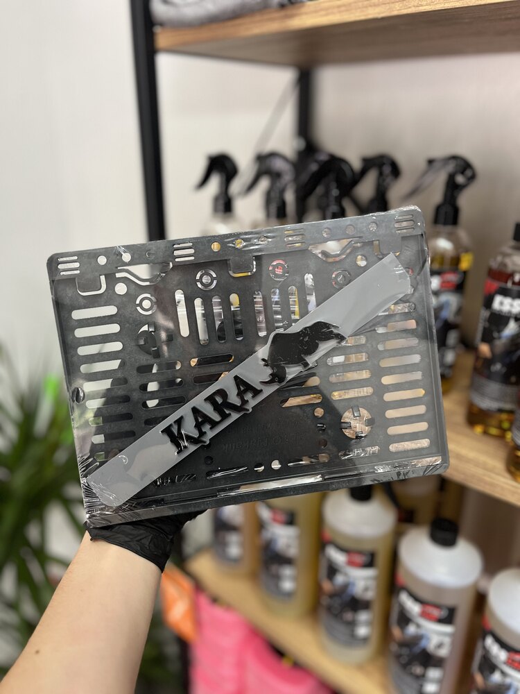 Kara Pleksi Motor Plakalık 