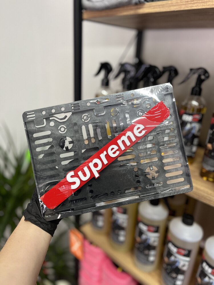 Supreme Pleksi Motor Plakalık