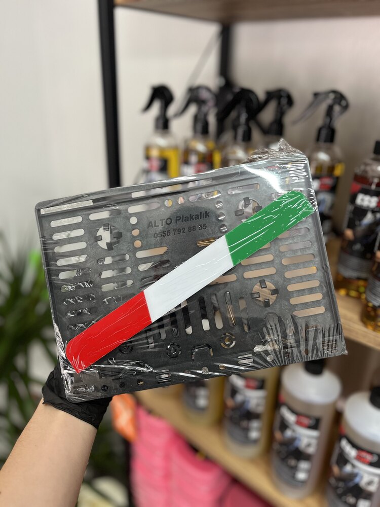 İtalyan Pleksi Motor Plakalık 