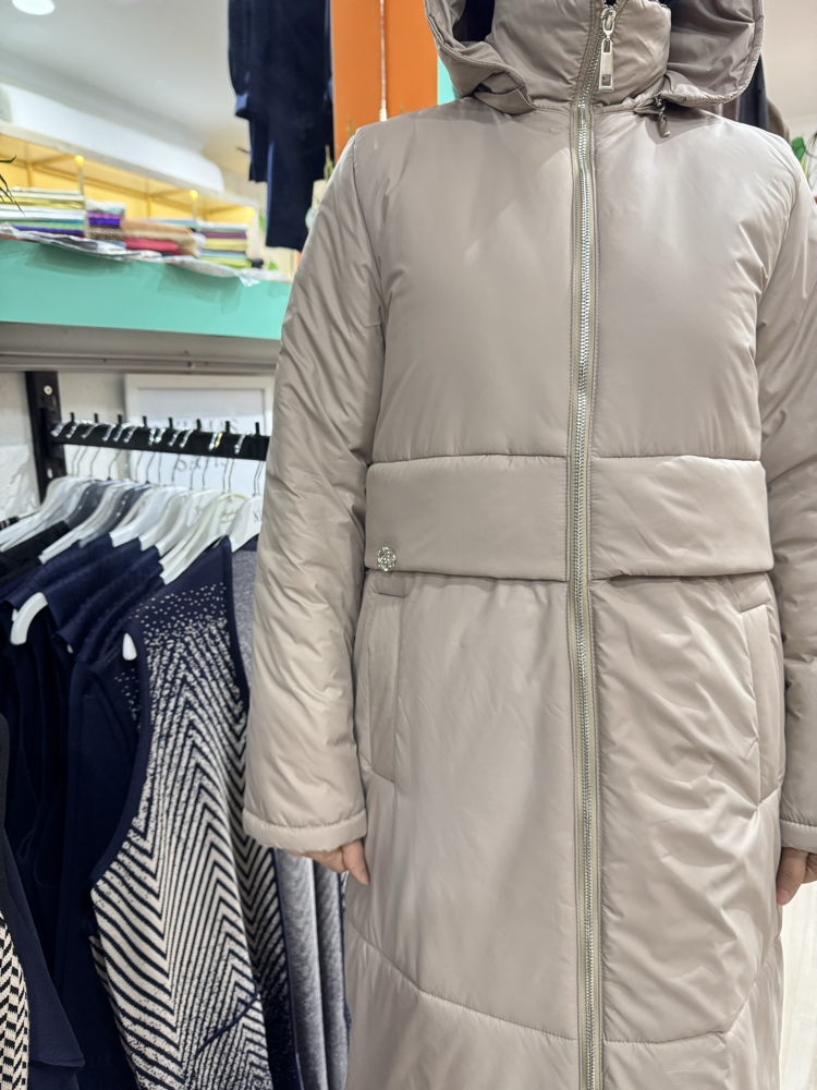 7619 Şişme mont bej
